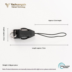 Plastic Black Adjustable Professional Luxury Lanyard Hook Clip 8mm/10mm Safety <b>Buckle</b> for Mobile Phone Camera Rope Accessories - Product Image 5