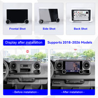 ZWNAV 11,5 pouces, prise en charge de CarPlay et Android Auto, caméra de recul pour Benz Sprinter 2018-2026, navigation GPS, autoradio Android