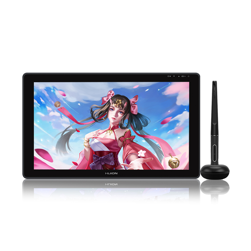 kamvas 22 plus 液晶タブレット　PCモニター HUION KAMVAS 22 Plus+keydial mini 液晶タブレット レビュー
