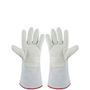 Guantes criogénicos de LNG, de cuero vacuno engrosado, anticongelantes, protección contra el frío para la manipulación de nitrógeno líquido - Product Image 2