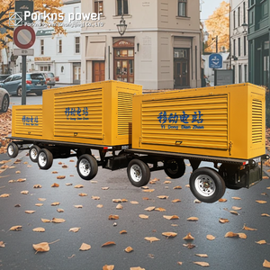 Grupo Electrógeno Diésel Silencioso de 100-1000 kVA, Tipo Remolque, 380 V, Arranque Automático, ATS, Trifásico, 4 Líneas - Product Image 2