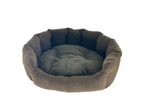 Camas Ovaladas para Perros de Tela de Pana y Sherpa de Alta Calidad, Camas para Mascotas Económicas en Existencia - Product Image 2