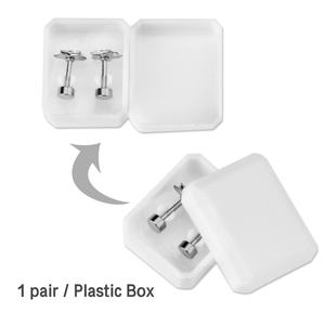 Pendientes de Estrella de Acero Inoxidable con Baño de Oro de Diseño Simple para Niñas, Pendientes de Cristal con Piedra para Cumpleaños - Product Image 5