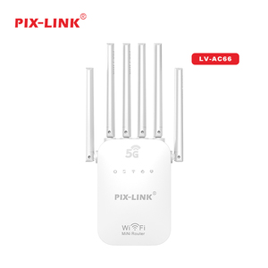 PIX-LINK <span class=keywords><strong>AC66</strong></span> ตัวขยายสัญญาณ WiFi ที่เร็วที่สุด แบบดูอัลแบนด์ 2.4/5.8GHZ ตัวเพิ่มสัญญาณอินเทอร์เน็ต WiFi ความเร็ว 1200Mbps สำหรับเครือข่ายไร้สายภายในบ้าน - Product Image 2