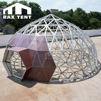 Tente dôme en verre RAXTENT pour le glamping et le studio de yoga avec couche d'isolation thermique
