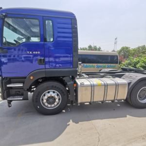 Camion tracteur d'occasion Sinotruk HOWO TX 380HP 10 roues 6X4 pour transport longue distance avec cabine HOWO76 climatisée conduite à gauche - Product Image 5
