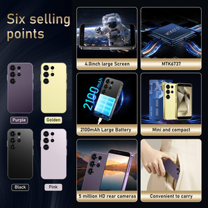 Teléfono Inteligente S24 Mini Original en Oferta, Desbloqueado, Pantalla Completa de <span class=keywords><strong>4</strong></span> Pulgadas, 4GB+64GB, Doble SIM, 2MP+5MP, <span class=keywords><strong>4</strong></span> Núcleos, Android - Product Image 3