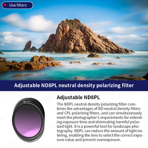 Phát hành nhanh chóng lọc có thể điều chỉnh kính quang học nd64pl/nd32pl/nd8pl ống kính lọc cho <span class=keywords><strong>DJI</strong></span> <span class=keywords><strong>Mavic</strong></span> 4 <span class=keywords><strong>Pro</strong></span> Drone phụ kiện - Product Image 6