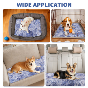 2 PACK Wasbare Hondenuitlaatmatten Zacht en Comfortabel voor Hondentraining Duurzame Kattenluiers Puppy Matrasbeschermers - Product Image 4