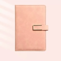 Carnet en cuir vintage A5 avec couverture souple personnalisée - idéal pour les réunions d'affaires et la vie universitaire