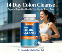 Cápsulas de Limpieza de Colon de 14 Días OEM ODM, 28 Unidades |   Suplemento Dietético para el Apoyo Inmunológico y el Bienestar Intestinal en Adultos