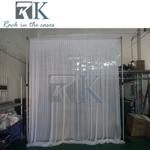 Sfondo regolabile asta per tenda tubo e drappeggi tessuto fantasia per matrimonio sfondo - Product Image 4