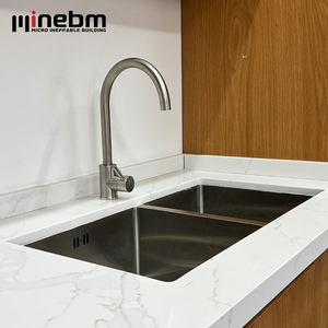 Sang Trọng Đồ Nội Thất Nhà Bếp Đơn Vị Trắng Nhà Bếp Lưu Trữ Tủ Thiết Kế Hiện Đại Bộ Hoàn Chỉnh Rắn Gỗ Tủ Bếp Đảo - Product Image 3