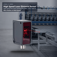 Sensor Penginderaan Laser Pengelasan Kawat Jaring Sensor Laser DT35 DTOF 1000Hz IP65 Icin Pemantau Posisi Kawat pada Kecepatan Pengelasan Layanan OEM ODM