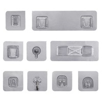 Support de plaque séparateur auto-adhésif colle forte crochet sans rail pour placard armoire cloison en couches support sans clous salle de bain