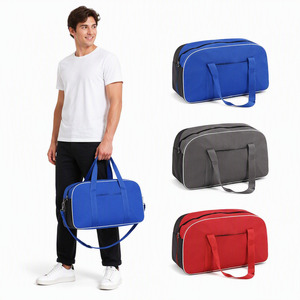 Grand sac de voyage 54x33x17,5 cm, spacieux, pour la gym, le sport, les week-ends, avec poche avant zippée, bagage cabine pour les voyages d'affaires, options de couleurs - Product Image 1