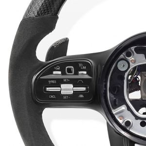 Volant en fibre de carbone à expédition rapide pour Mercedes Benz <span class=keywords><strong>AMG</strong></span> B C E S W166 W177 W205 W213 W212 W218 W222 C63 E63 G63 - Product Image 3