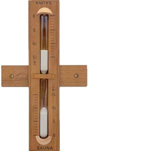 Asidius Wooden Sauna Hourglass <b>Timer</b> Wall Mounted 3.25 In With Precise Timing For Steam Room Use - Product Image 1
