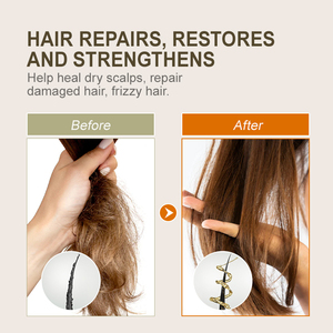 Sérum capillaire à l'huile d'argan de marque privée, huile capillaire naturelle biologique à l'huile d'argan marocaine - Product Image 5