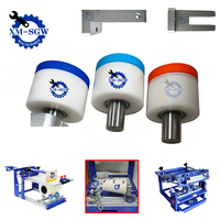 Kit de pièces de rechange SGW pour presse sérigraphique manuelle cylindrique : accessoires de fixation pour support de positionnement de rouleau