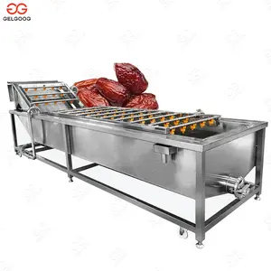 Date Washing Machine Industrial Grape Melon Mango Cleaning Machine Peach Pineapple Washer Fresh Jujube Red Dates Washing Machine