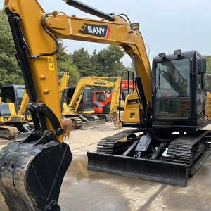 Excavatrice sur chenilles d'occasion SANY 75C, modèle 2022, moteur Isuzu, bon état, vente chaude avec pompe à engrenages, roulement et PLC - Product Image 1