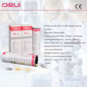 Bandelettes réactives d'analyse d'<span class=keywords><strong>urine</strong></span> Dirui de haute qualité à 11 paramètres avec profilage chimique de l'<span class=keywords><strong>urine</strong></span> pour le domaine médical - Product Image 4