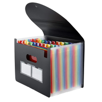 Classification A4 boîte fichier PP plastique accordéon dossier PVC stockage de documents et documents sacs expansion presse-papiers dossier