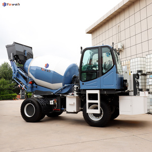 Nuevo mezclador de cemento Carmixer, pequeño camión mezclador de hormigón, camión mezclador de hormigón de carga automática CHINA para construcción - Product Image 1