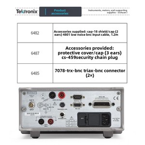 เครื่องวัดกระแสไฟฟ้าแบบพกพา Keithley รุ่น 6400 ซีรีส์ 6482/6485/6487, 5.5/6.5 หลัก, แหล่งจ่ายแรงดันไฟฟ้า, 30-50VA - Product Image 4