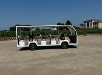Bus touristique classique à toit ouvert, véhicule électrique pour la promotion des visites urbaines