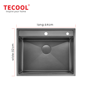 Wastafel Cuci Piring Single Bowl Baja 304 Desain Modern Baru Untuk Dapur - Product Image 6