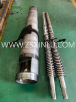 Barril cónico de doble tornillo de fábrica de Zhoushan para máquina extrusora de plástico de madera WPC