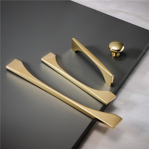 Modern Minimalist Zinc Alloy Pull Handle for Wardrobe Cabinet Dresser Kitchen Bedroom Bathroom Drawer <b>Door</b> - Product Image 1