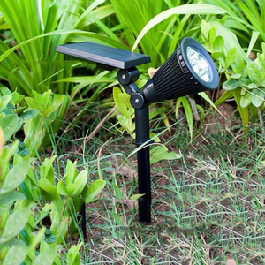 Lampu LED tenaga surya dapat disesuaikan, lampu lapangan rumput Sensor Remote warna-warni tahan air RGB bercahaya dinding taman halaman - Product Image 3