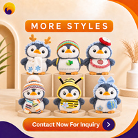 Peluche personnalisée Abeille Pingouin, Costume Animal Mignon, Fabricant OEM ODM, Vente en Gros, Mascotte, Cadeau