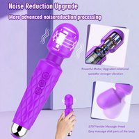 Fabrik-Großhandel AV Wand Vibrator 20 Frequenzen USB Aufladbar 100% Wasserdicht Klitoris-Stimulator G-Punkt-Massagegerät für Frauen