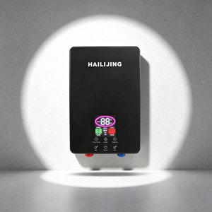 Chauffe-eau électrique instantané à commande tactile, écran LED <span class=keywords><strong>blanc</strong></span> et noir, pour douche, cuisine, salle <span class=keywords><strong>de</strong></span> bain - Product Image 1
