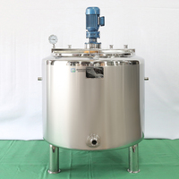 Cuve de mélange de fromage en acier inoxydable de 100 litres, machine à fabriquer du fromage