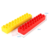 Bela DELO — jeu de briques en plastique, fournitures de blocs de jouets, briques de construction, jouet 2x10, bricolage 2x10 (JC055)