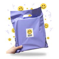 Sacs d'expédition personnalisés en polyéthylène écologique de grande quantité avec poignée pour emballage textile