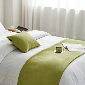 Ensemble <span class=keywords><strong>de</strong></span> literie d'hôtel <span class=keywords><strong>de</strong></span> luxe sur mesure, 100% lin, 300TC, garni <span class=keywords><strong>de</strong></span> coton, couvre-<span class=keywords><strong>lit</strong></span> vert - Product Image 1
