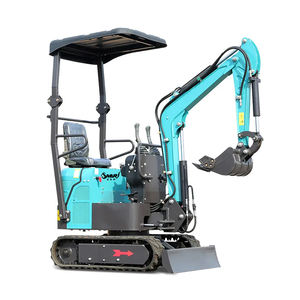 Mini-excavatrice sur chenilles Somate 800 kg, haute puissance de creusement, pelle hydraulique compacte avec pompe moteur Koop pour travaux agricoles, jardinage et creusement de tranchées - Product Image 5