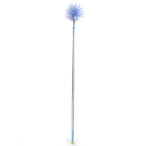 Balai à poussière télescopique pour toiles d'araignées, balai pour plafond avec manche en acier de 100 pieds, balai à poussière - Product Image 4