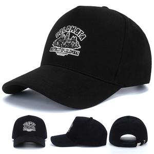 Nouvelle Casquette de Baseball Classique Rétro Imprimée en Coton Unisexe 5 Panneaux Noire pour l'Été – Casquette de Sport et Chapeau de Soleil pour Femmes et Hommes - Product Image 5