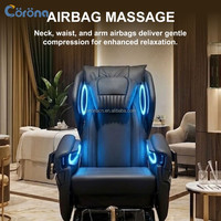 Mobilier professionnel pour salon de manucure, fauteuil de pédicure électrique avec massage, fauteuil de spa pour les pieds avec bol en cristal