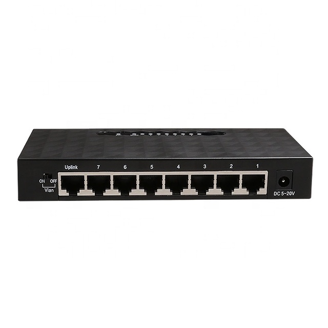 TL-SF1008P 10/100Mbps Passive POE Switch 6+2 PORT Ethernet Communication Single 12V Power Supply 1-Year ROHS FCC Certified