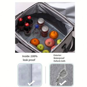 Sac isotherme promotionnel pliable Sunnylife pour pique-nique, livraison de repas, vin, glace et déjeuner, idéal pour les voyages et le transport en vrac - Product Image 2