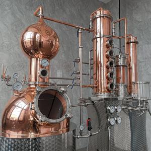 Máquina destiladora de cobre profesional TW 300L, equipo de destilación de Alcohol para Gin Ron Mescal Maguey Tequila Distillery - Product Image 2