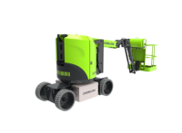 Offre Spéciale : Plateforme de Travail Aérienne Électrique Autopropulsée en Aluminium de 11,55 m avec Élingue à Câble et Télécommande pour Magasins de Matériaux de Construction